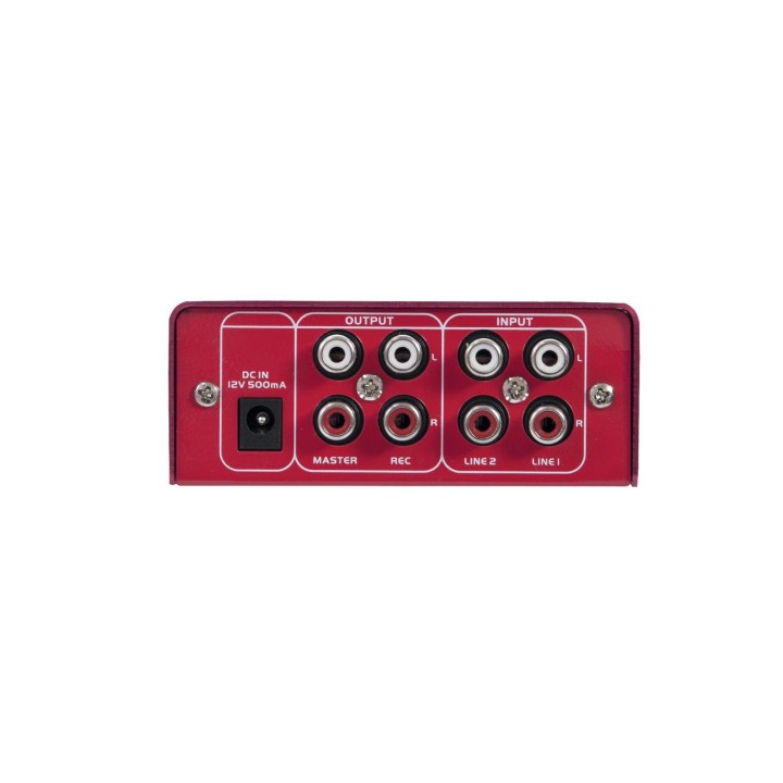 Omnitronic - GNOME-202 Mini Mixer red - Mesa de Mistura | Z-Bombilla