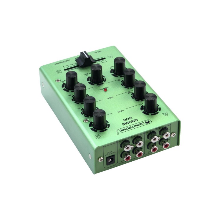 Omnitronic - GNOME-202 Mini Mixer green - Table de Mixage | Z-Bombilla