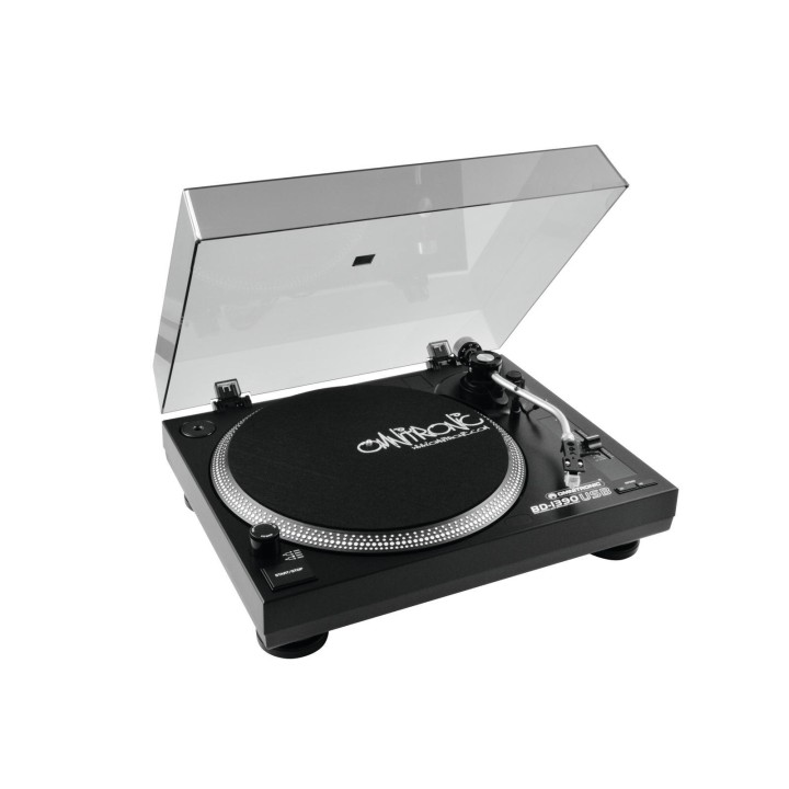Omnitronic - BD-1390 USB Turntable bk - Turntable Toca disc | Z-Bombilla