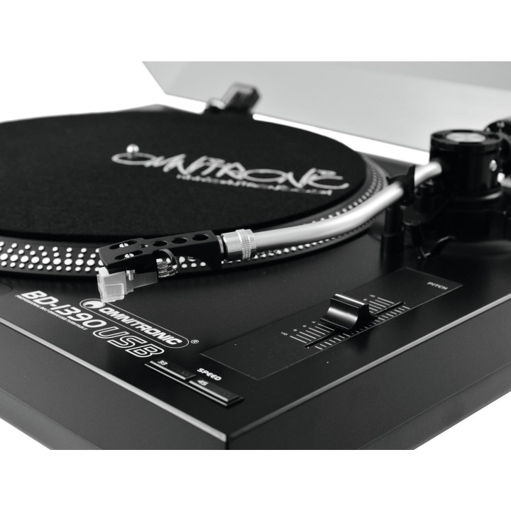 Omnitronic - BD-1390 USB Turntable bk - Turntable Toca disc | Z-Bombilla