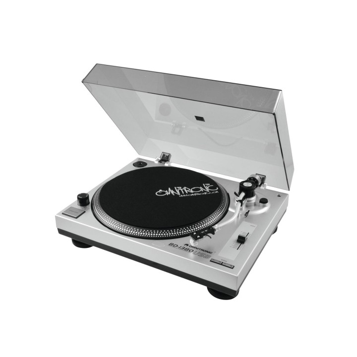 Omnitronic - BD-1380 USB Turntable sil - Turntable Toca disc | Z-Bombilla