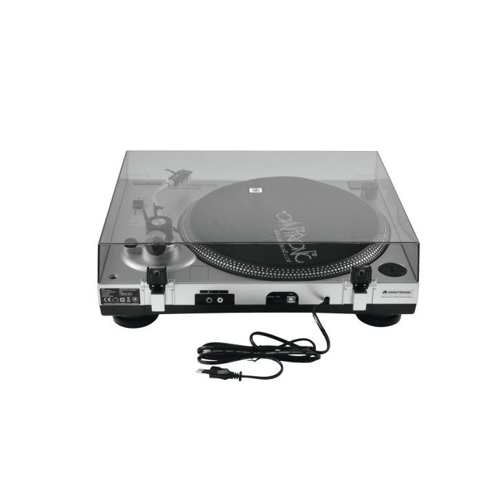 Omnitronic - BD-1380 USB Turntable sil - Turntable Toca disc | Z-Bombilla