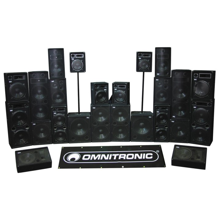 Omnitronic - DX-1022 3-Way Speaker 400 W - Alto-falantes Passivos - Sistemas de Som - Inicio - PASSIVO 10 " | Z-Bombilla