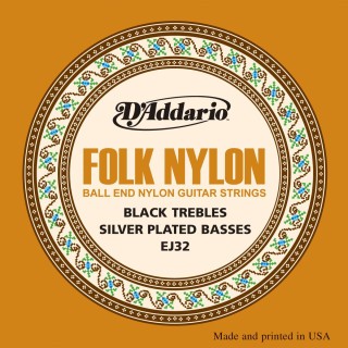 D'addario - EJ32 Folk Nylon, - Classical Guitar String | Z-Bombilla