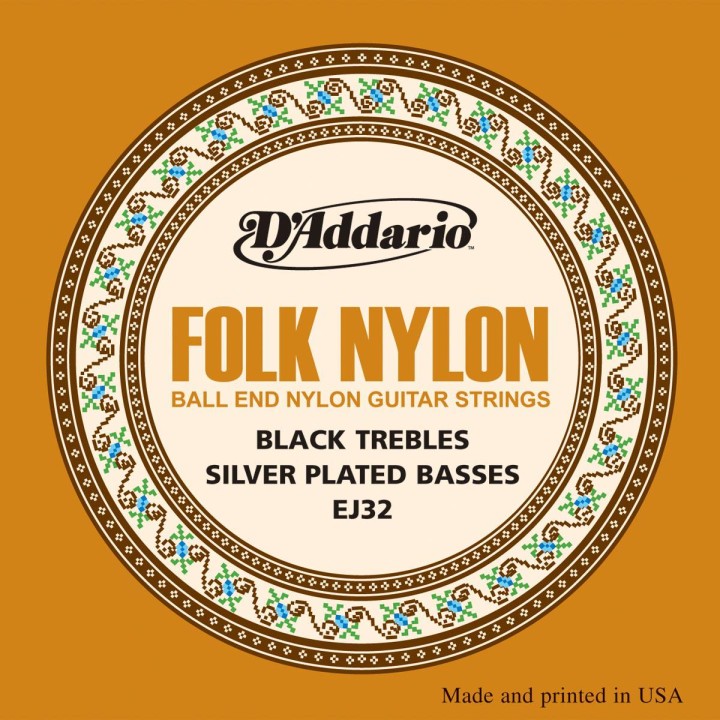 D'addario - EJ32 Folk Nylon, - Classical Guitar String | Z-Bombilla