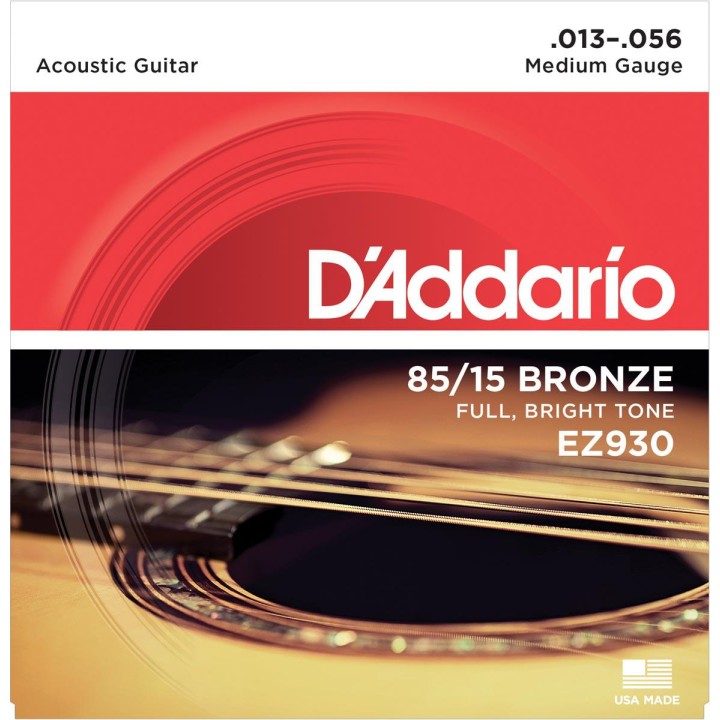 D'addario - EZ930 - American Medium [13-56] - Acoustic Guitar String | Z-Bombilla