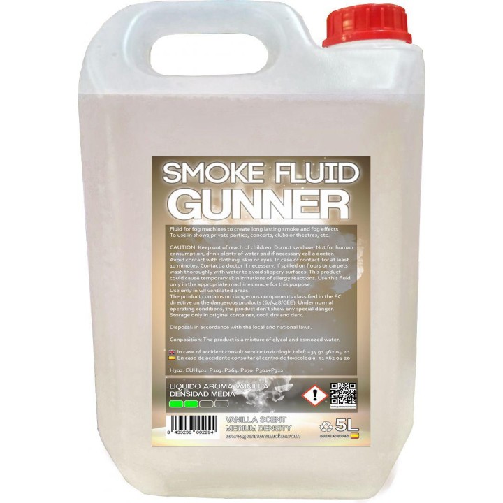 Gunner Smoke - Vainilla 5L Densidad Media - Líquido de Humo | Z-Bombilla
