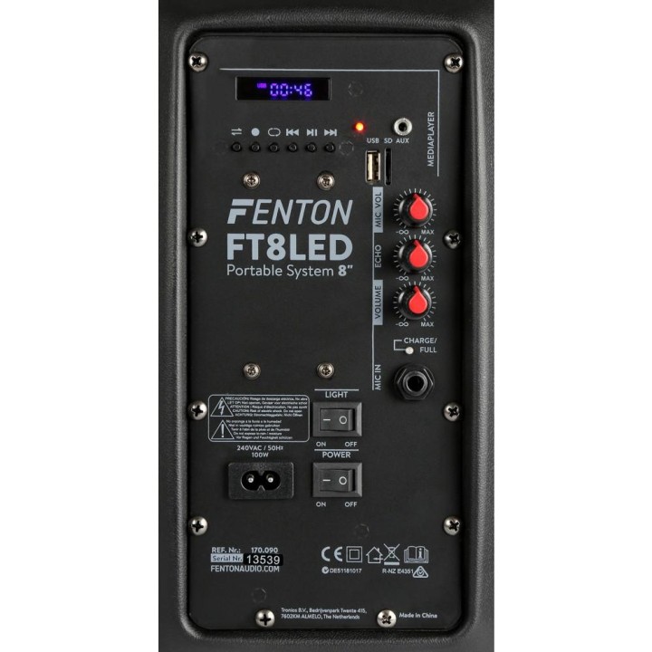 Fenton - FT8LED 170.090 - Sistemas de som Portátil | Z-Bombilla