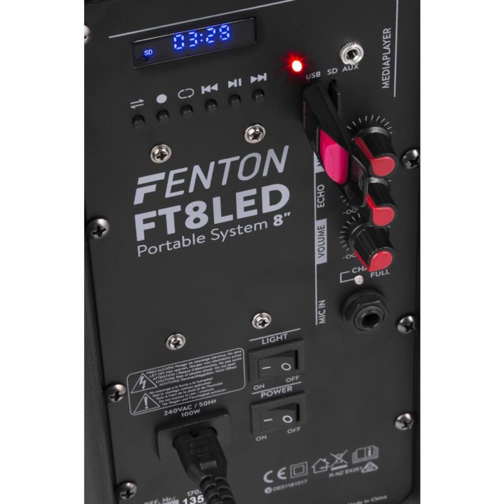 Fenton - FT8LED 170.090 - Sistemas de som Portátil | Z-Bombilla
