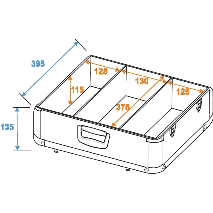 Roadinger - CD Case ALU polished for 100 CDs - LP / CD Case | Z-Bombilla