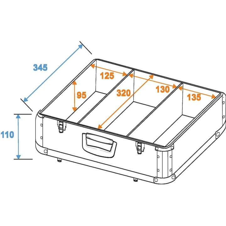 Roadinger - CD Case ALU digital booking rounded rd - LP / CD Case | Z-Bombilla