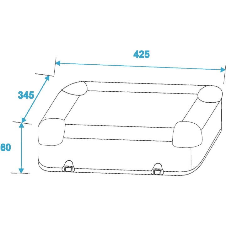 Roadinger - CD Case ALU digital booking rounded blue - LP / CD Case | Z-Bombilla