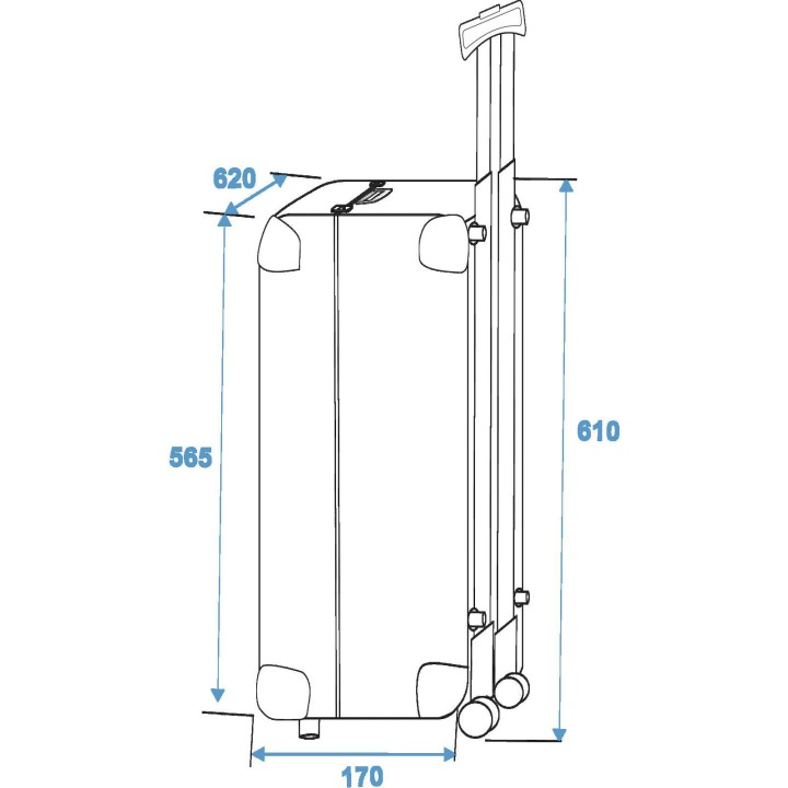 Roadinger - CD Case, black, 200 CDs, with Trolley - Rack per CD / Vinils | Z-Bombilla
