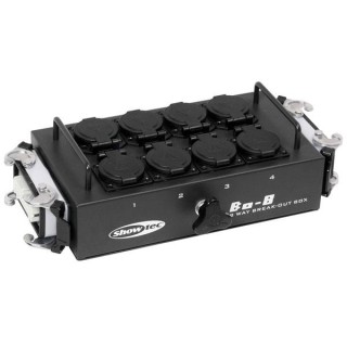 Showtec - BO-8-S2 - Power Distributor Monofásica 220V | Z-Bombilla