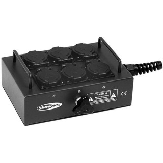 Showtec - BO-6-PG - Power Distributor Monofásica 220V | Z-Bombilla