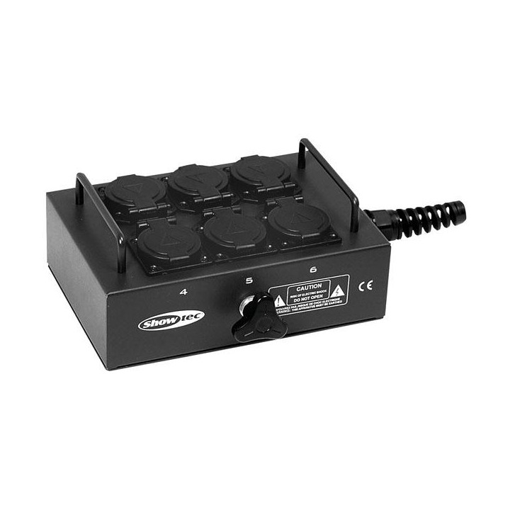 Showtec - BO-6-PG - Power Distributor Monofásica 220V | Z-Bombilla