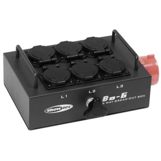 Showtec - BO-6-PW - Power Distributor Monofásica 220V | Z-Bombilla