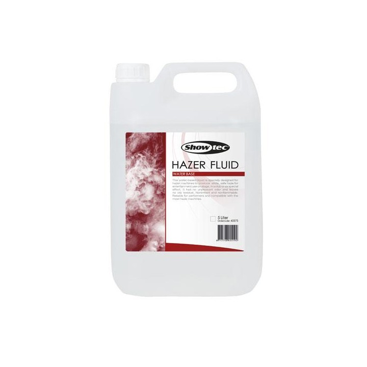Showtec - Hazer Fluid 5 Liter Water base - Líquid de Fum | Z-Bombilla