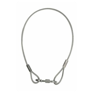 Showtec - Safety Cable 50 cm - Cavo Moschettoni di Sicurezza | Z-Bombilla