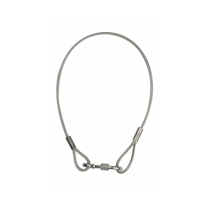 Showtec - Safety Cable 50 cm - Cavo Moschettoni di Sicurezza | Z-Bombilla