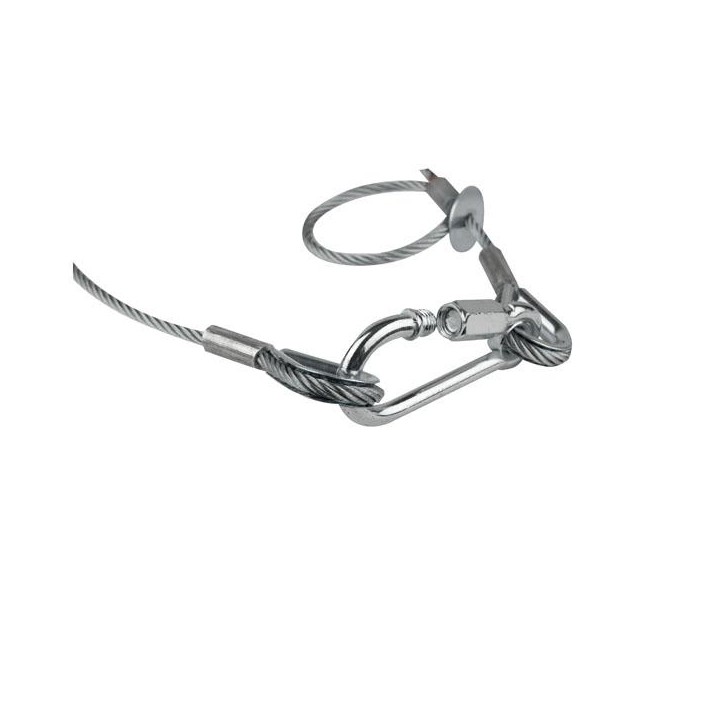 Showtec - Saveking 5mm - Cabo de Segurança Mosquetões | Z-Bombilla