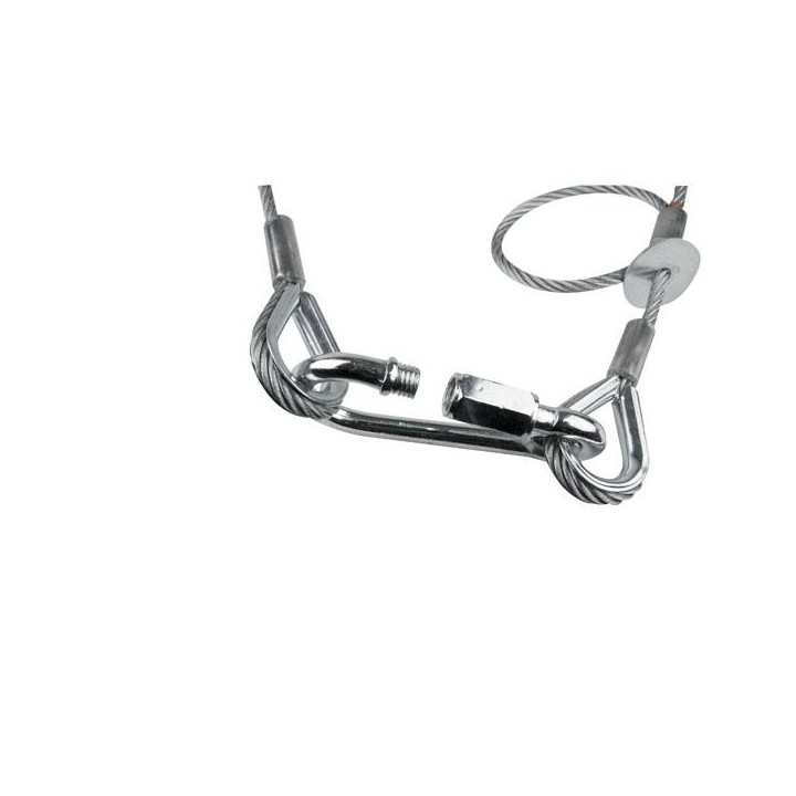 Showtec - Saveking 5mm - Cabo de Segurança Mosquetões | Z-Bombilla