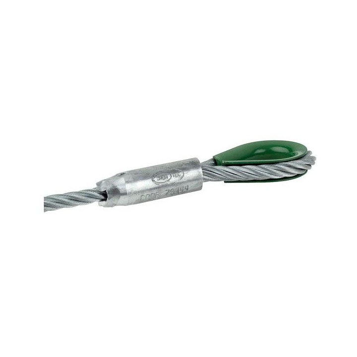Showtec - Steel 2T WLL, Certified - Cable de Seguretat Mosquetons | Z-Bombilla