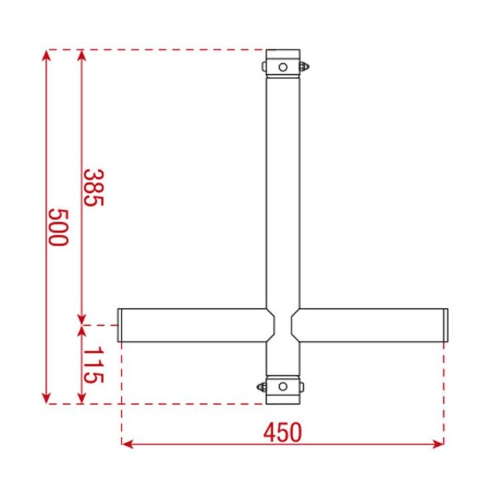 Showtec - T-Downrigger - Truss Accessori | Z-Bombilla