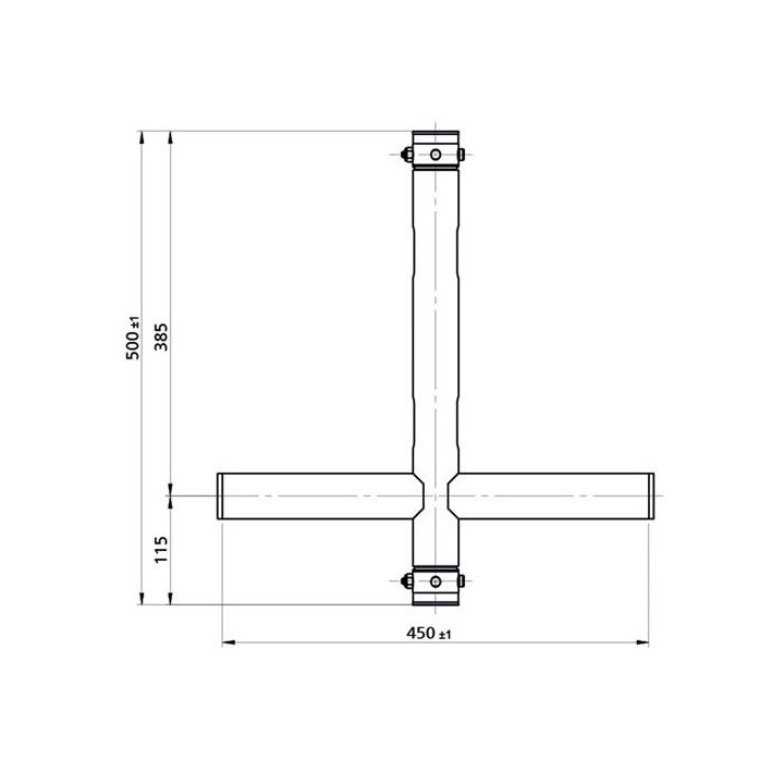 Showtec - T-Downrigger - Truss Accessori | Z-Bombilla