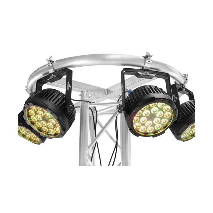 Showtec - Truss Top Ring - Truss Circulated Aluminium | Z-Bombilla