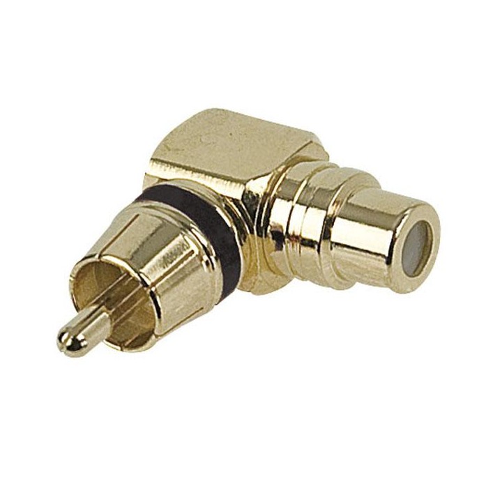 Dap Audio - RCA Male to RCA Female 90° - Conector RCA | Z-Bombilla
