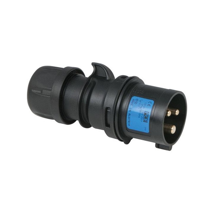 Showtec - CEE 16A 240V 3p Plug Male - Monophasic Connectors | Z-Bombilla
