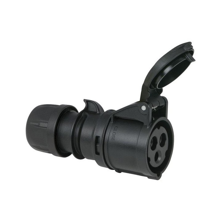 Showtec - CEE 16A 240V 3p Plug Female - Monophasic Connectors | Z-Bombilla