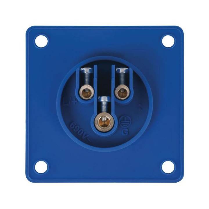 Showtec - CEE 16A 240V 3p Socket Male - Monophasic Connectors | Z-Bombilla