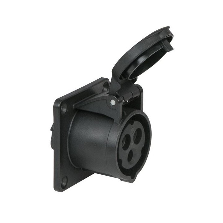Showtec - CEE 16A 240V 3p Socket Female - Monophasic Connectors | Z-Bombilla