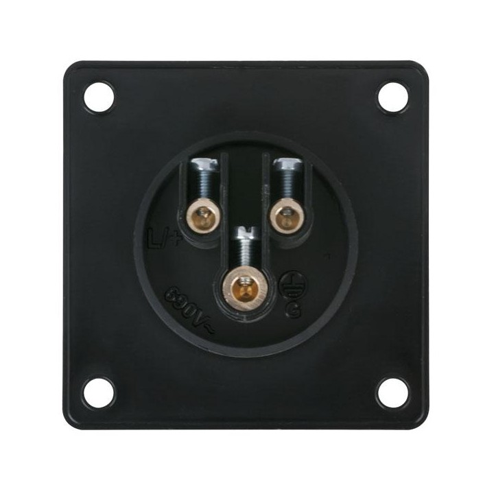 Showtec - CEE 16A 240V 3p Socket Female - Monophasic Connectors | Z-Bombilla