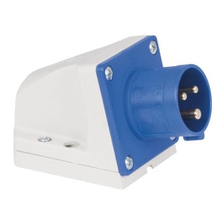 Showtec - CEE 16A 240V 3p Wallmount Male - Monophasic Connectors | Z-Bombilla