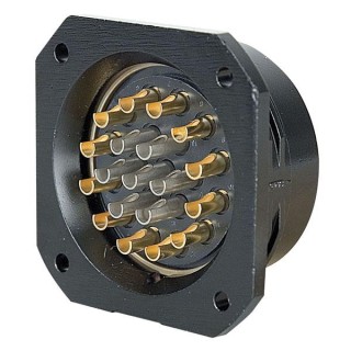 Showtec - Socapex 19 Pin female chassis connector - Plug | Z-Bombilla