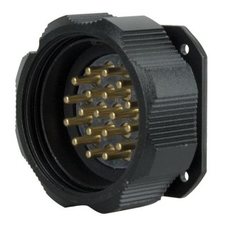 Showtec - Socapex 19 Pin male chassis connector - Plug | Z-Bombilla