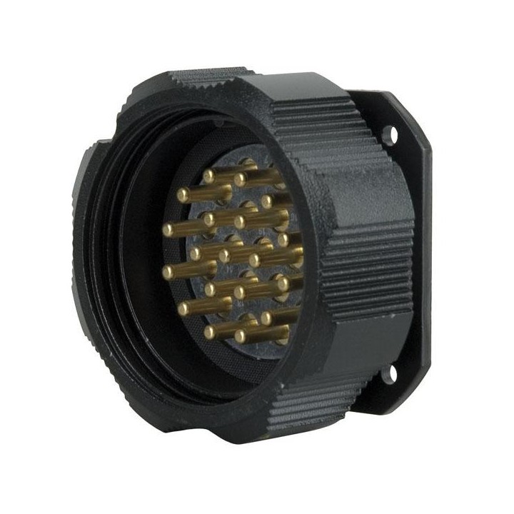 Showtec - Socapex 19 Pin male chassis connector - Plug | Z-Bombilla