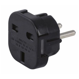Showtec - UK to Schuko Plug adapter - Monophasic Connectors | Z-Bombilla