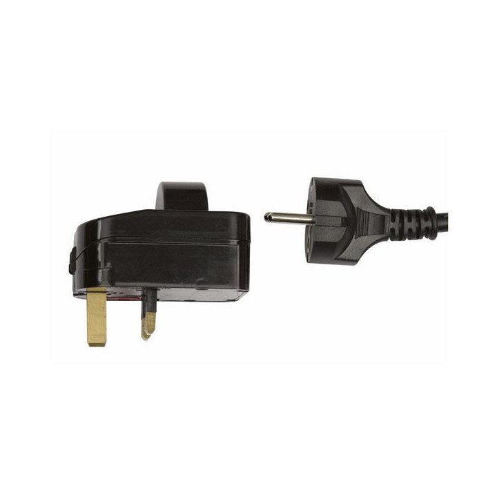 Showtec - Europlug to UK Plug adapter - Connettore Monofase | Z-Bombilla