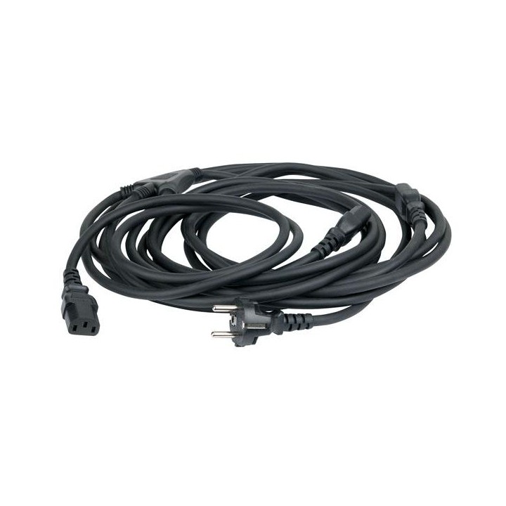 Showtec - Schuko to IEC splitter 3 way MKII - Cabo de Alimentação | Z-Bombilla