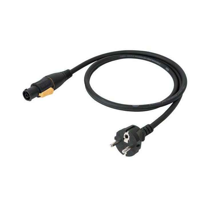 Showtec - Powercable Pro Power True to Schuko - Cabo de Alimentação | Z-Bombilla