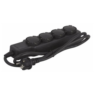 Showtec - Multisocket Schuko 4-way - Base Socket | Z-Bombilla