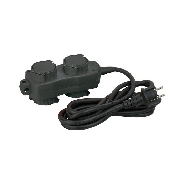 Showtec - 2 + 2-way IP20 Multisocket - Base Socket | Z-Bombilla