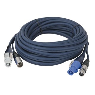Showtec - Powercon/XLR M - Powercon/XLR F - Cable Senyal i Corrent | Z-Bombilla