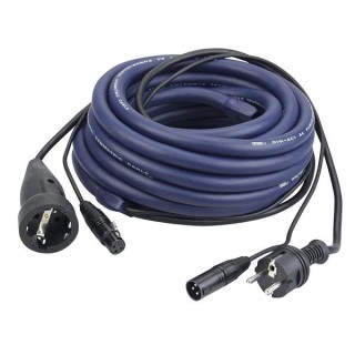 Dap Audio - FP05 - Schuko/XLR M - Schuko/XLR F - Cable Senyal i Corrent | Z-Bombilla