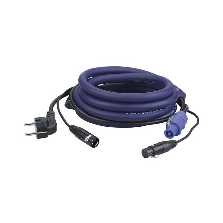 Dap Audio - FP06 - Schuko/XLR M - Powercon/XLR F - Sinal e Cabo de Alimentação | Z-Bombilla