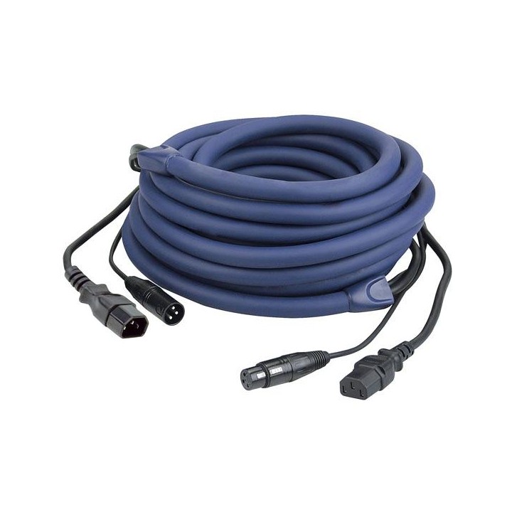 Dap Audio - FP12 - IEC/XLR M - IEC/XLR F - Signal et le Cordon d'Alimentation | Z-Bombilla
